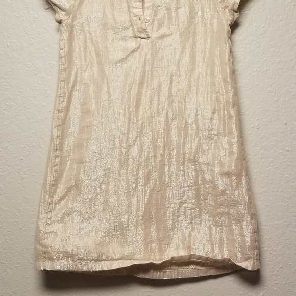 Rose gold metallic holiday dress - Picture 4 of 5